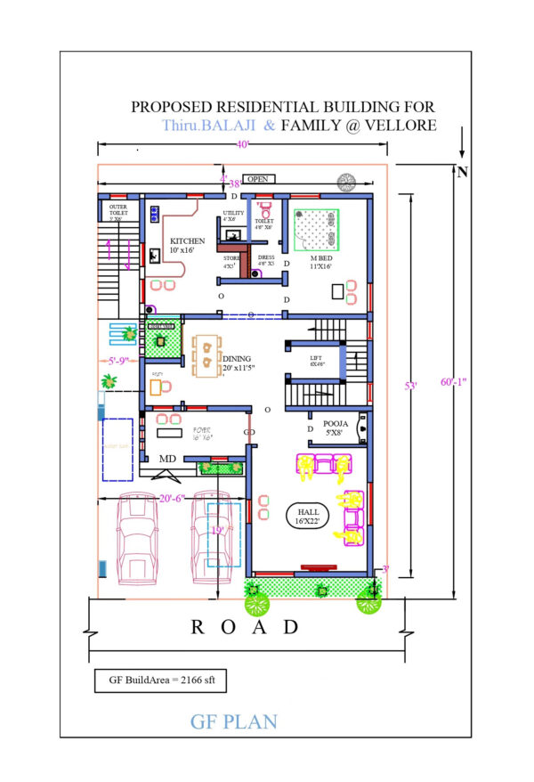 Luxury Villa for Mr. Balaji – Katpadi, Vellore - Image 2